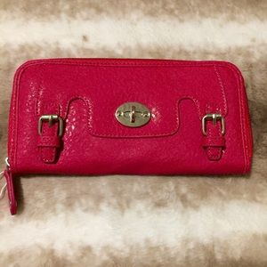 New York & Company Vegan Hot Pink Wallet NWT
